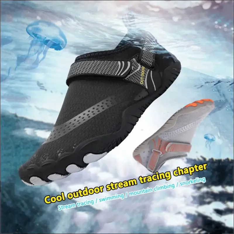 Aqua swimming shoes quick dry for men women wading upstream anti slip water sneakers