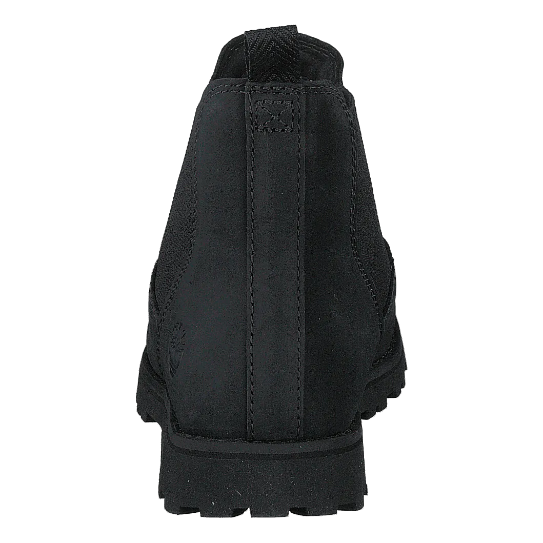 Asphalt Trail Chelsea Boot Jet Black