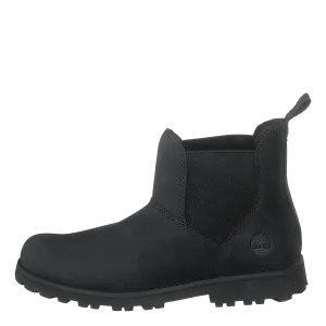 Asphalt Trail Chelsea Boot Jet Black