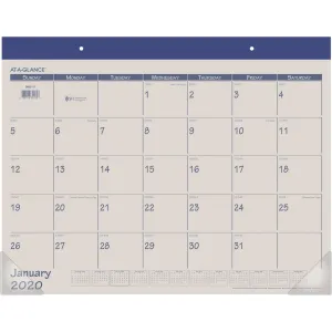 At-A-Glance Fashion Color Monthly Desk Pad
