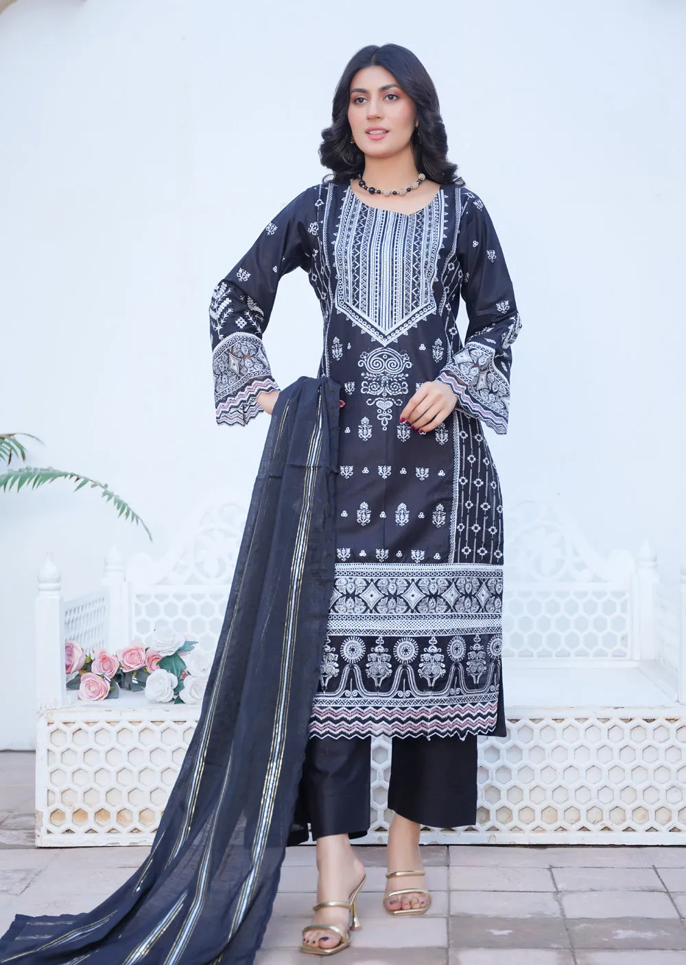 ATR-1104 - Readymade - Sehrish B Lux Cotton