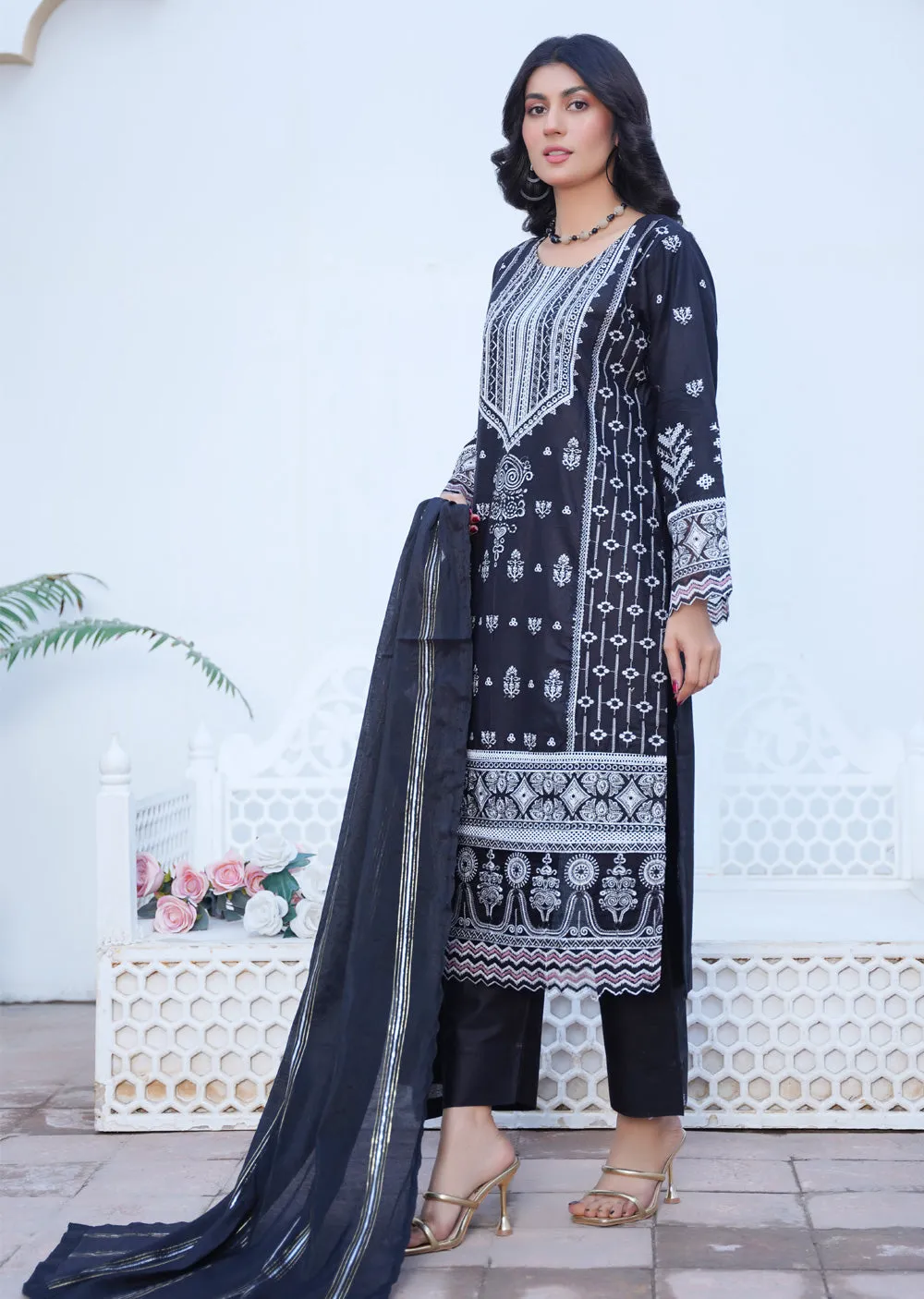 ATR-1104 - Readymade - Sehrish B Lux Cotton