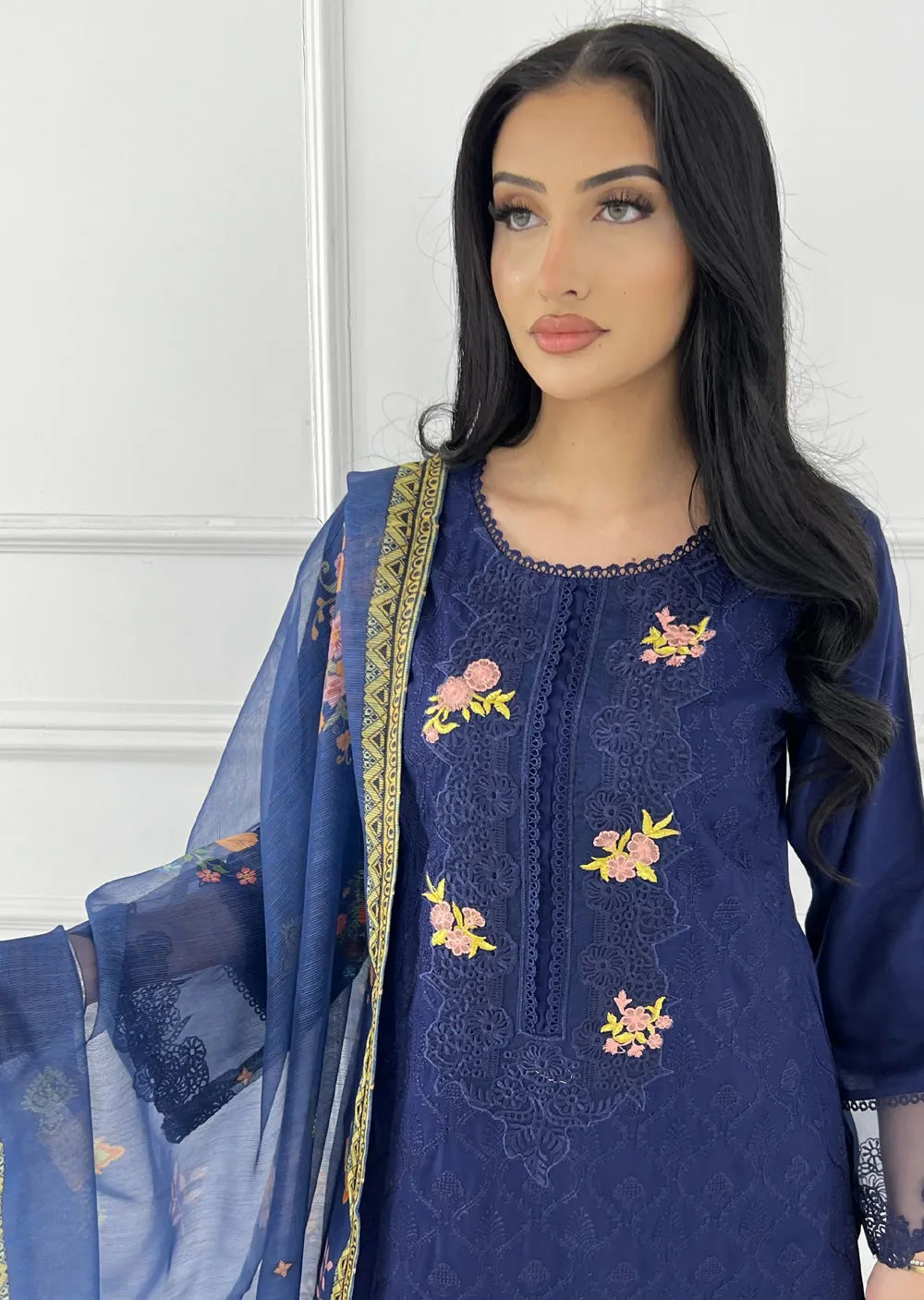 ATR-1120 - Blue - Sehrish B Lux Cotton