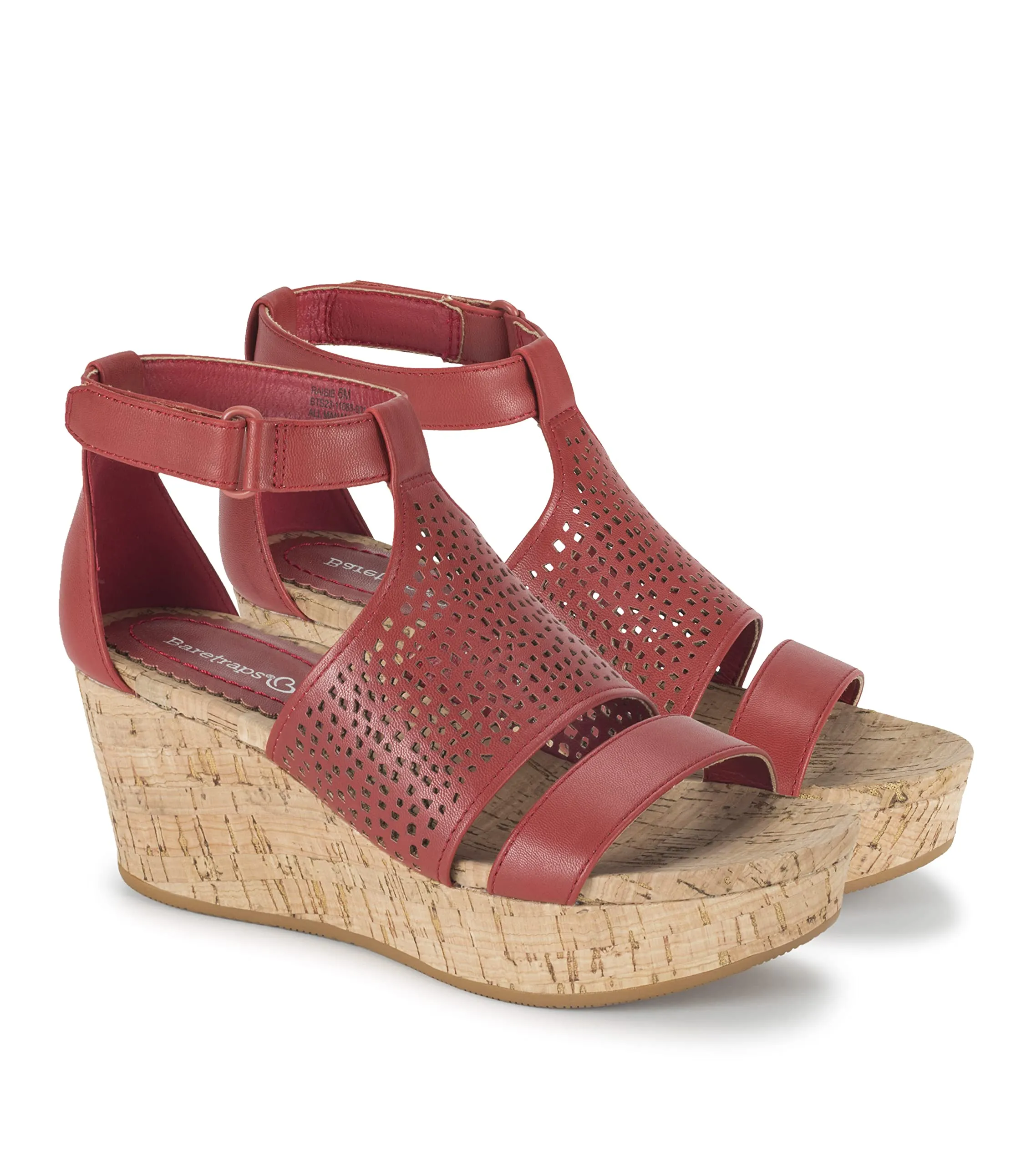 BareTraps RAISIE Women's Sandals & Flip Flops Red Size 7.5 M (BT29802)