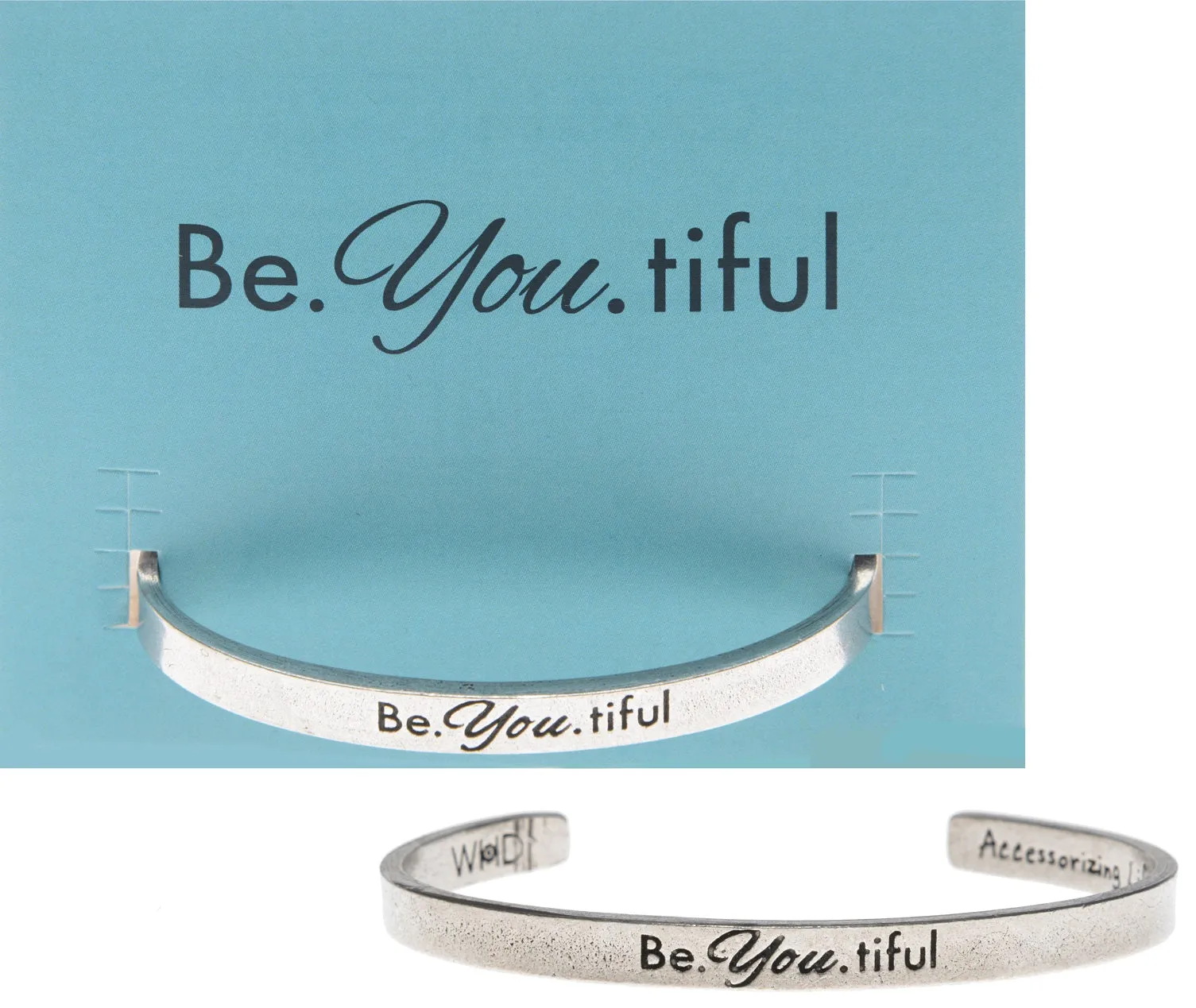 Be You tiful Quotable Cuff Bracelet