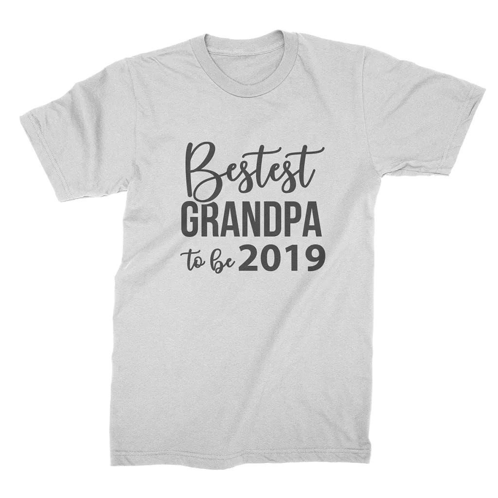 Bestest Grandpa to be 2019 - Pregnancy Announcement Graphic T-Shirt for Grandpa