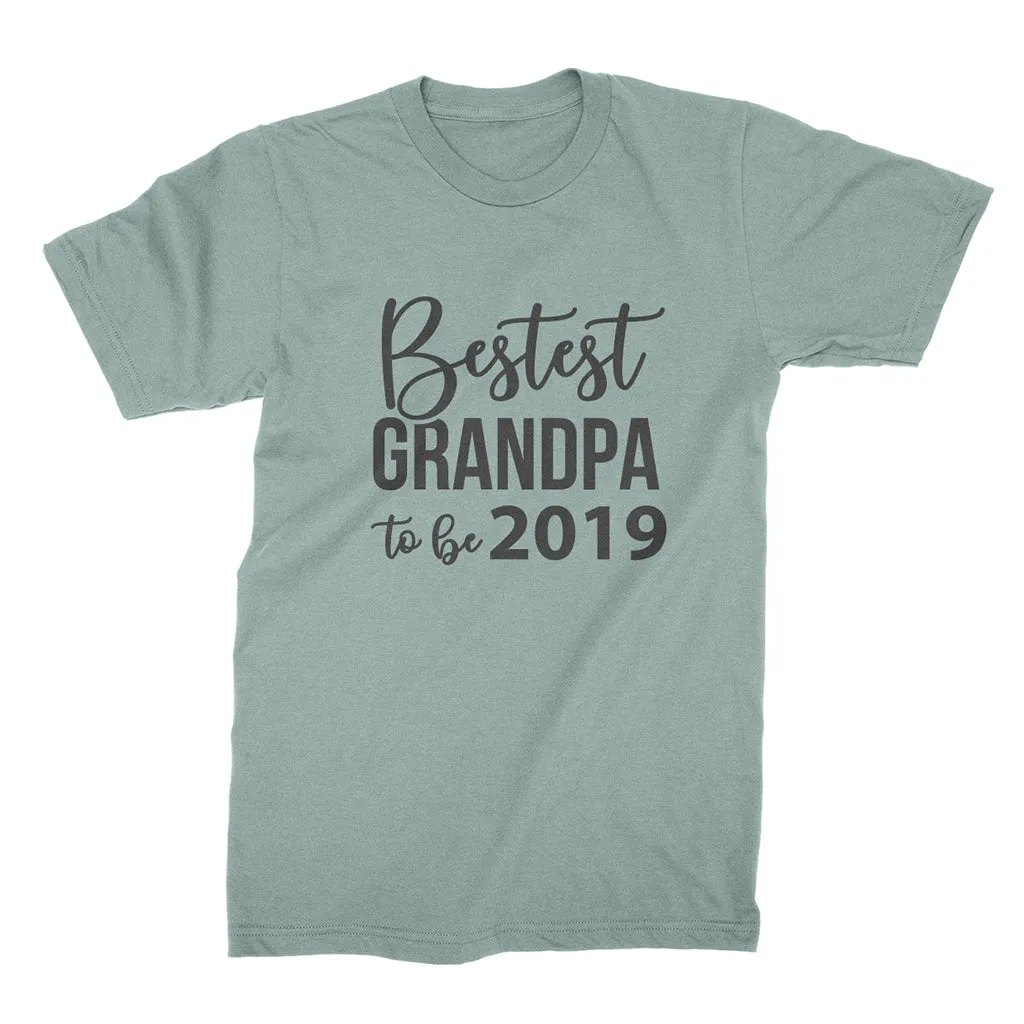 Bestest Grandpa to be 2019 - Pregnancy Announcement Graphic T-Shirt for Grandpa