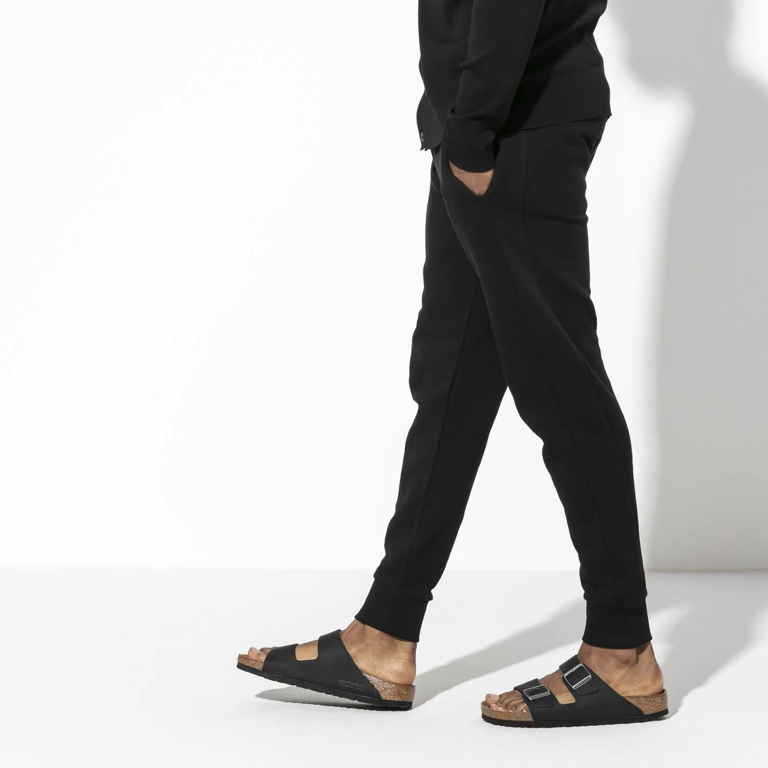 Birkenstock Arizona Black Oiled Leather Sandals - Regular