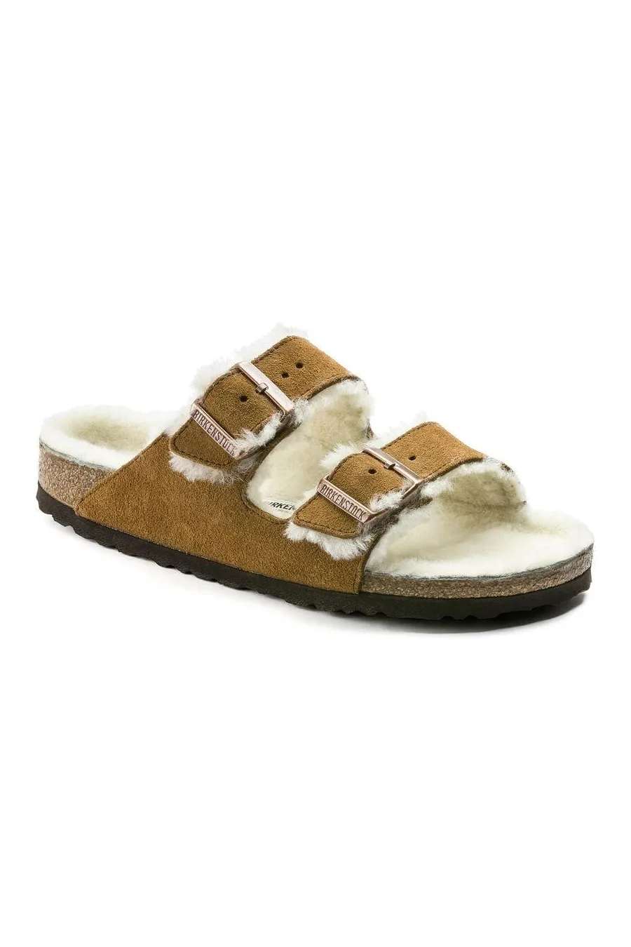 Birkenstock Arizona Mink Shearling Sandal - Regular