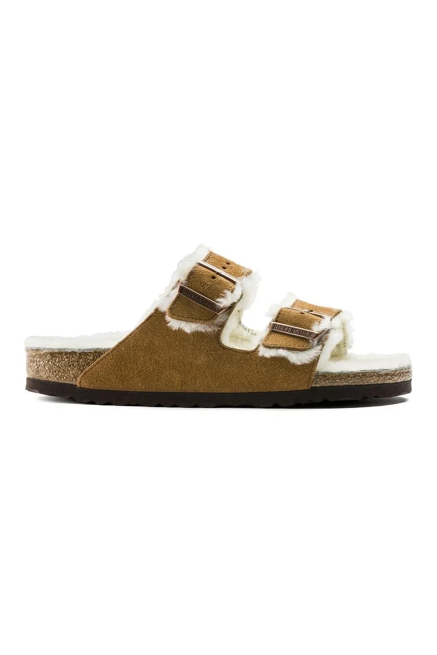Birkenstock Arizona Mink Shearling Sandal - Regular