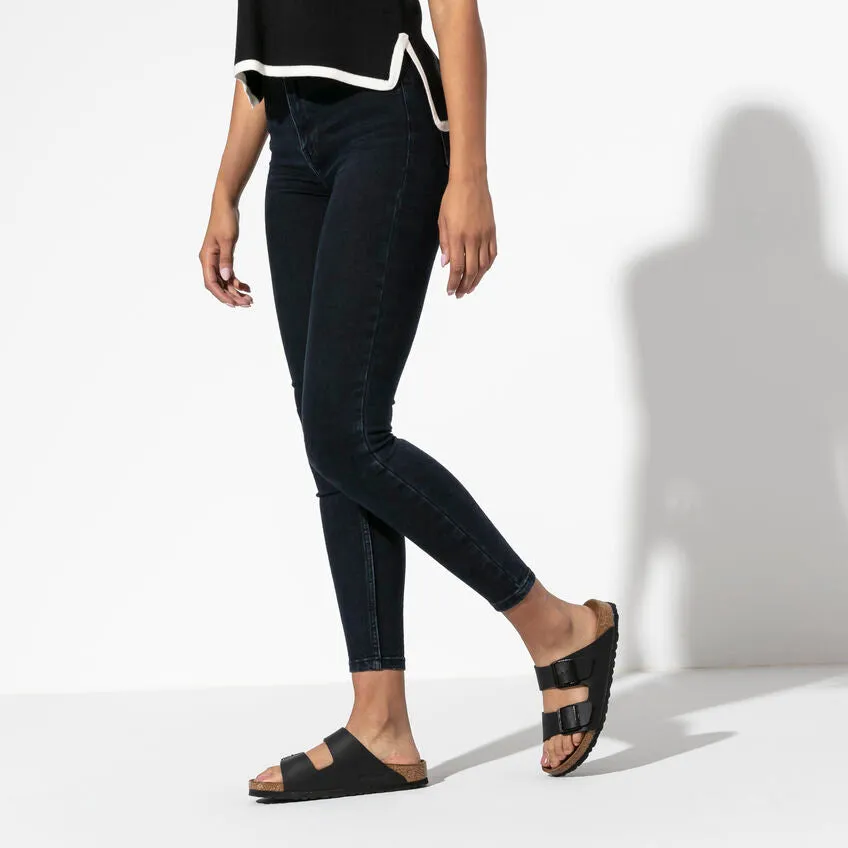 BIRKENSTOCK LADIES ARIZONA BIRKO FLOR - BLACK