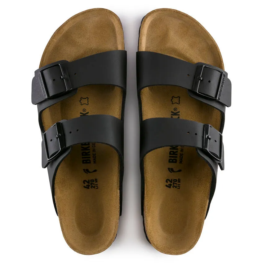 BIRKENSTOCK LADIES ARIZONA BIRKO FLOR - BLACK