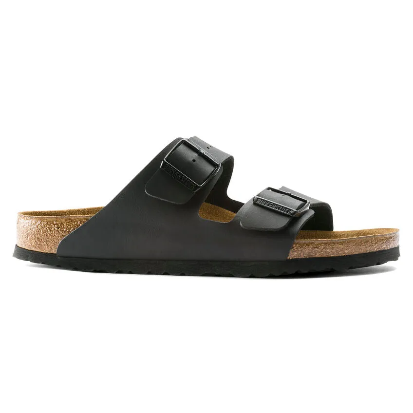 BIRKENSTOCK LADIES ARIZONA BIRKO FLOR - BLACK