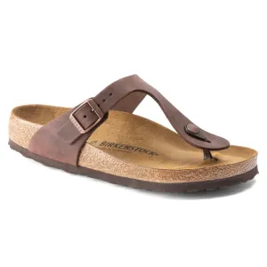 BIRKENSTOCK LADIES GIZEH OILED LEATHER - HABANA