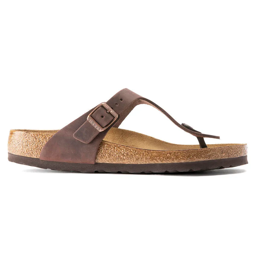 BIRKENSTOCK LADIES GIZEH OILED LEATHER - HABANA