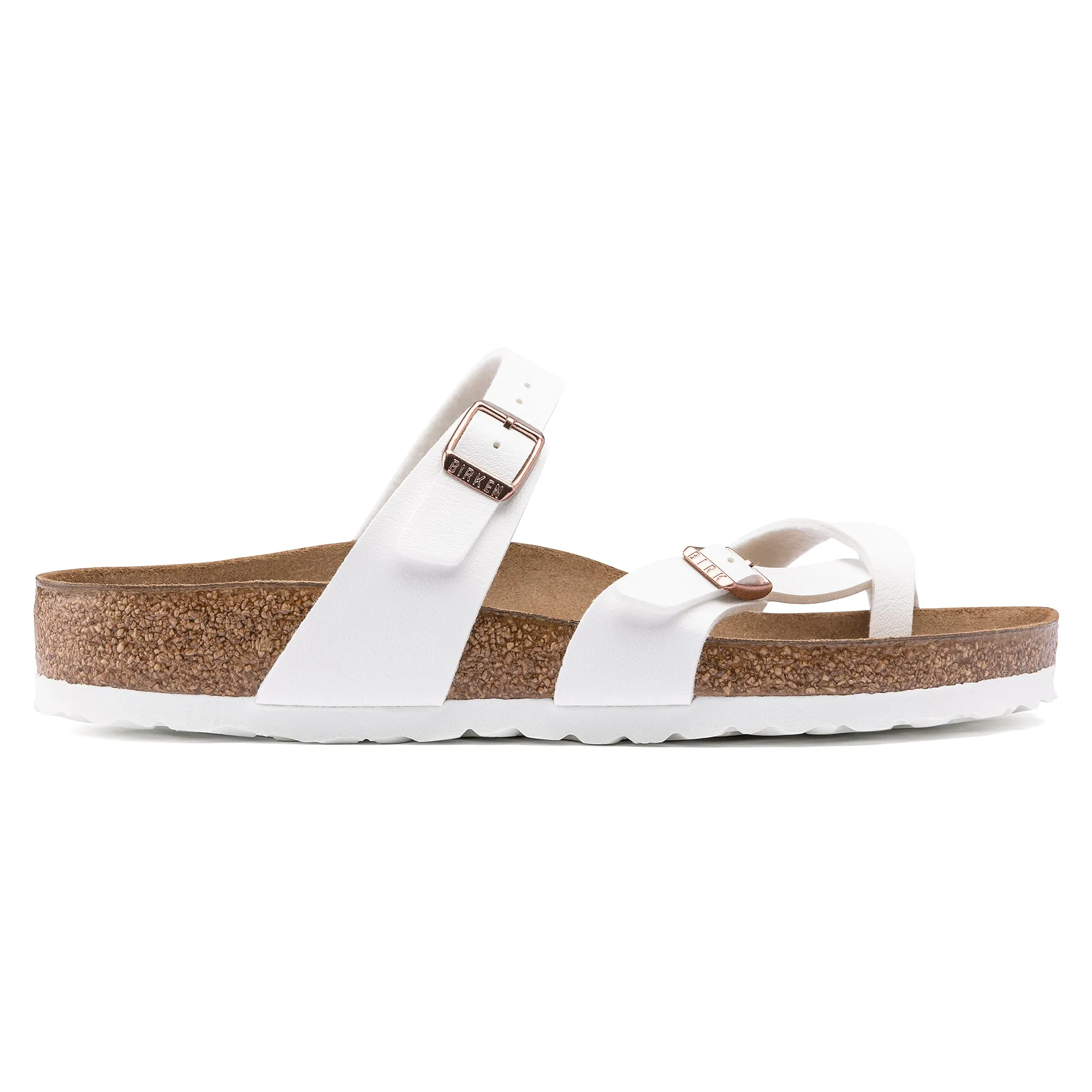 BIRKENSTOCK LADIES MAYARI BIRKO FLOR -  WHITE
