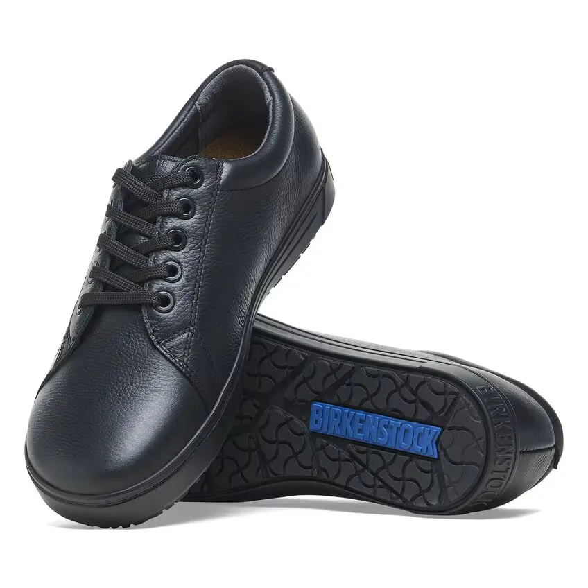 Birkenstock Unisex QO500 Slip Resistant Lace-up Sneaker - Black