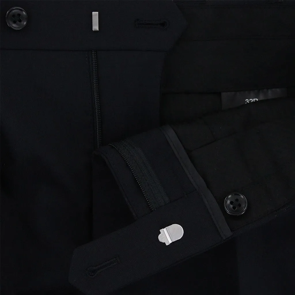 Black Dinner Trousers Long Length