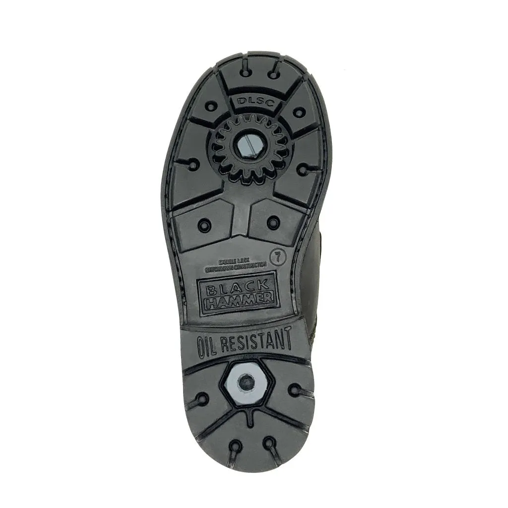 Black Hammer 4000 Series Mid Cut Safety Shoes BH4663 (SIRIM APPROVED)