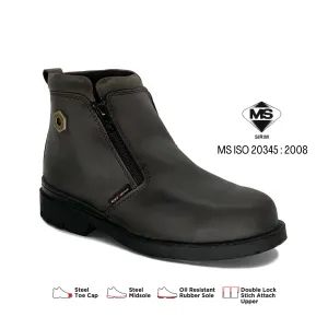 Black Hammer 4000 Series Mid Cut Safety Shoes BH4663 (SIRIM APPROVED)
