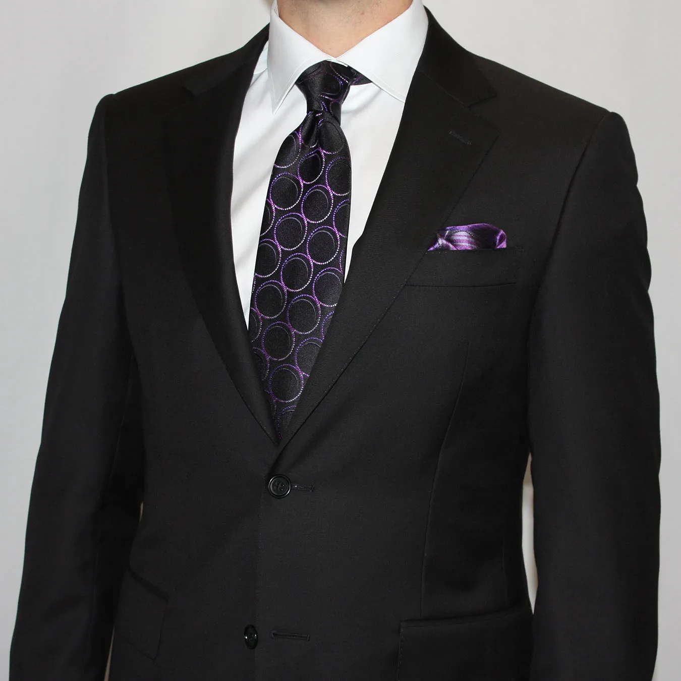 Black Wool Suit