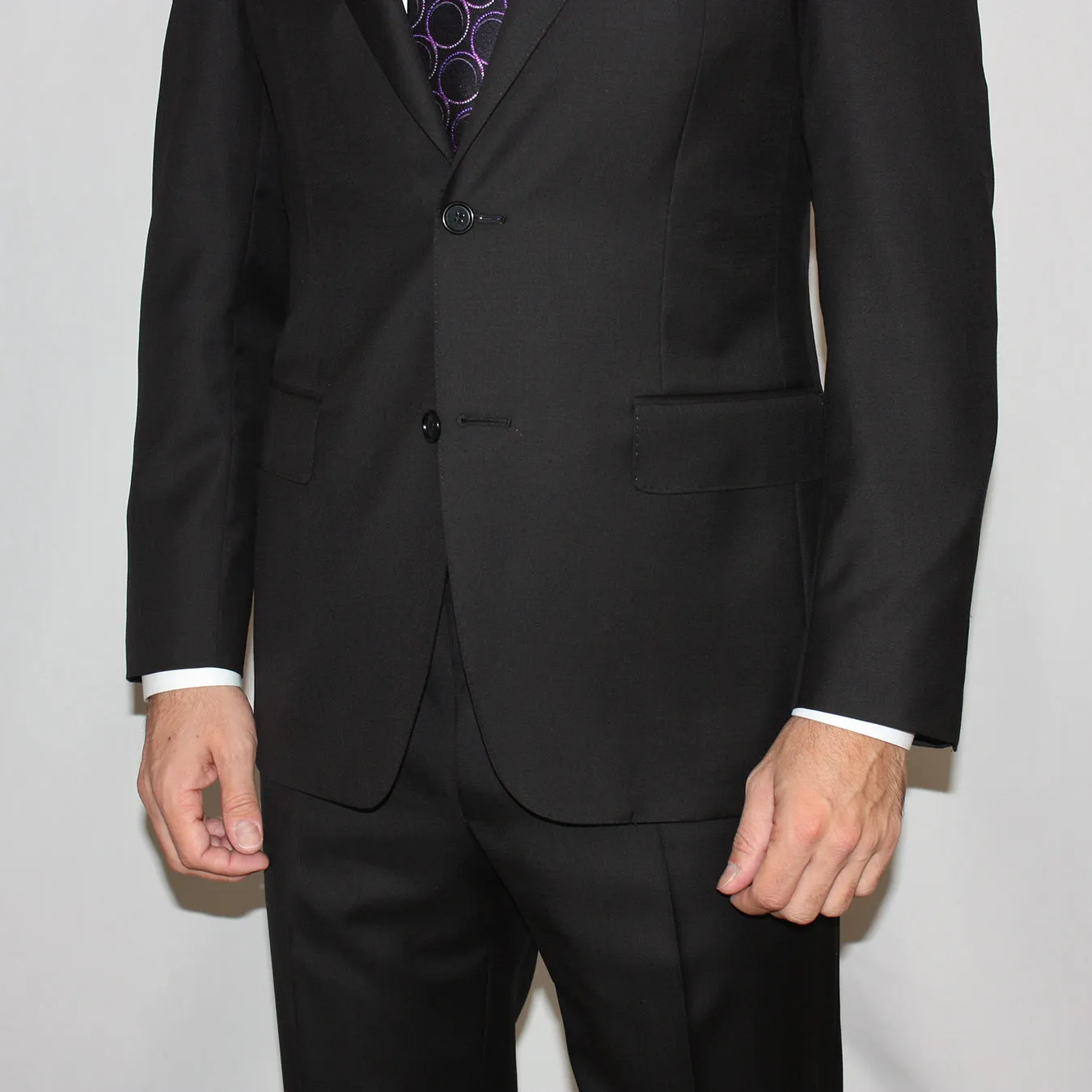 Black Wool Suit