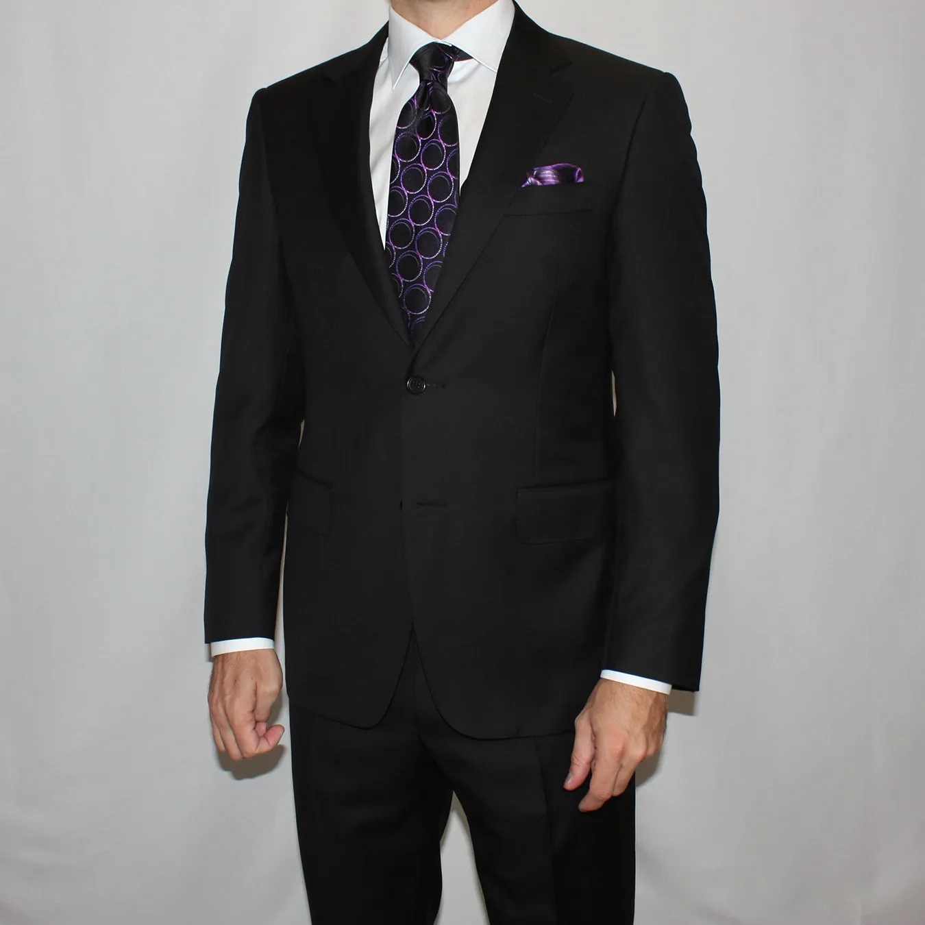 Black Wool Suit