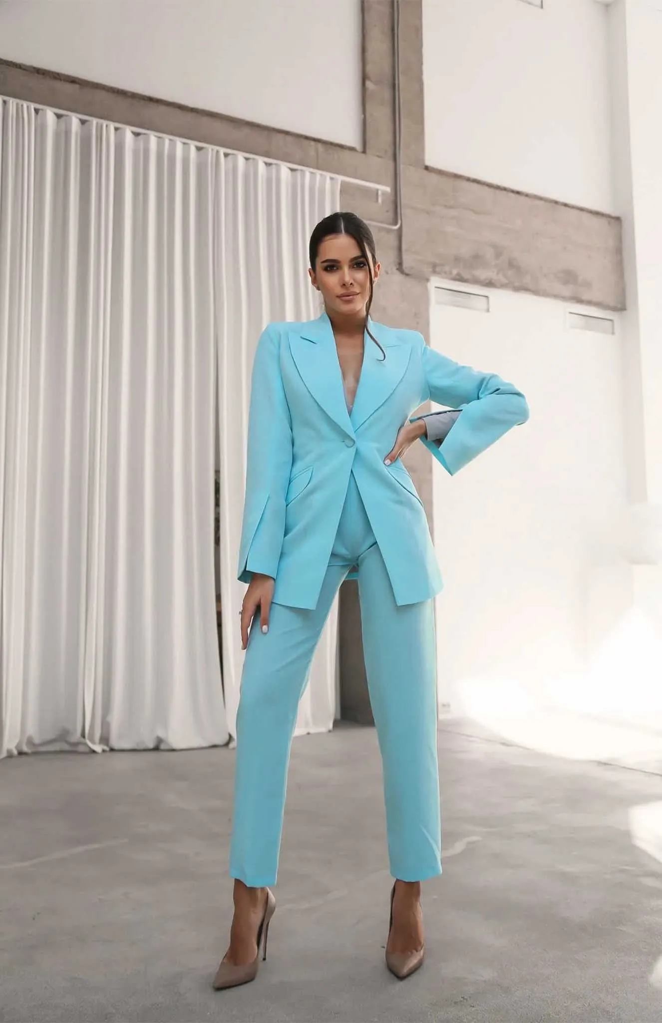 Blooming Blue | Blue Blazer Sets
