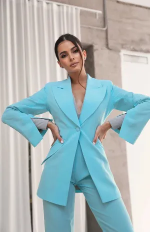 Blooming Blue | Blue Blazer Sets