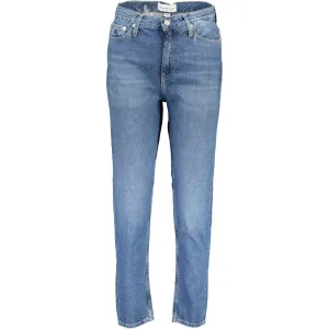 Blue Cotton Women Jeans