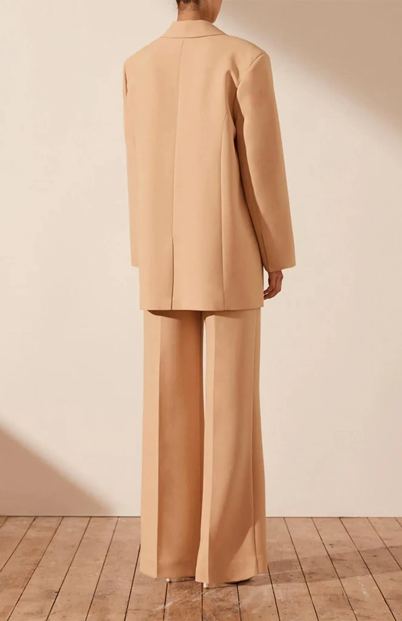 Bougie Beige | Beige Blazer Sets