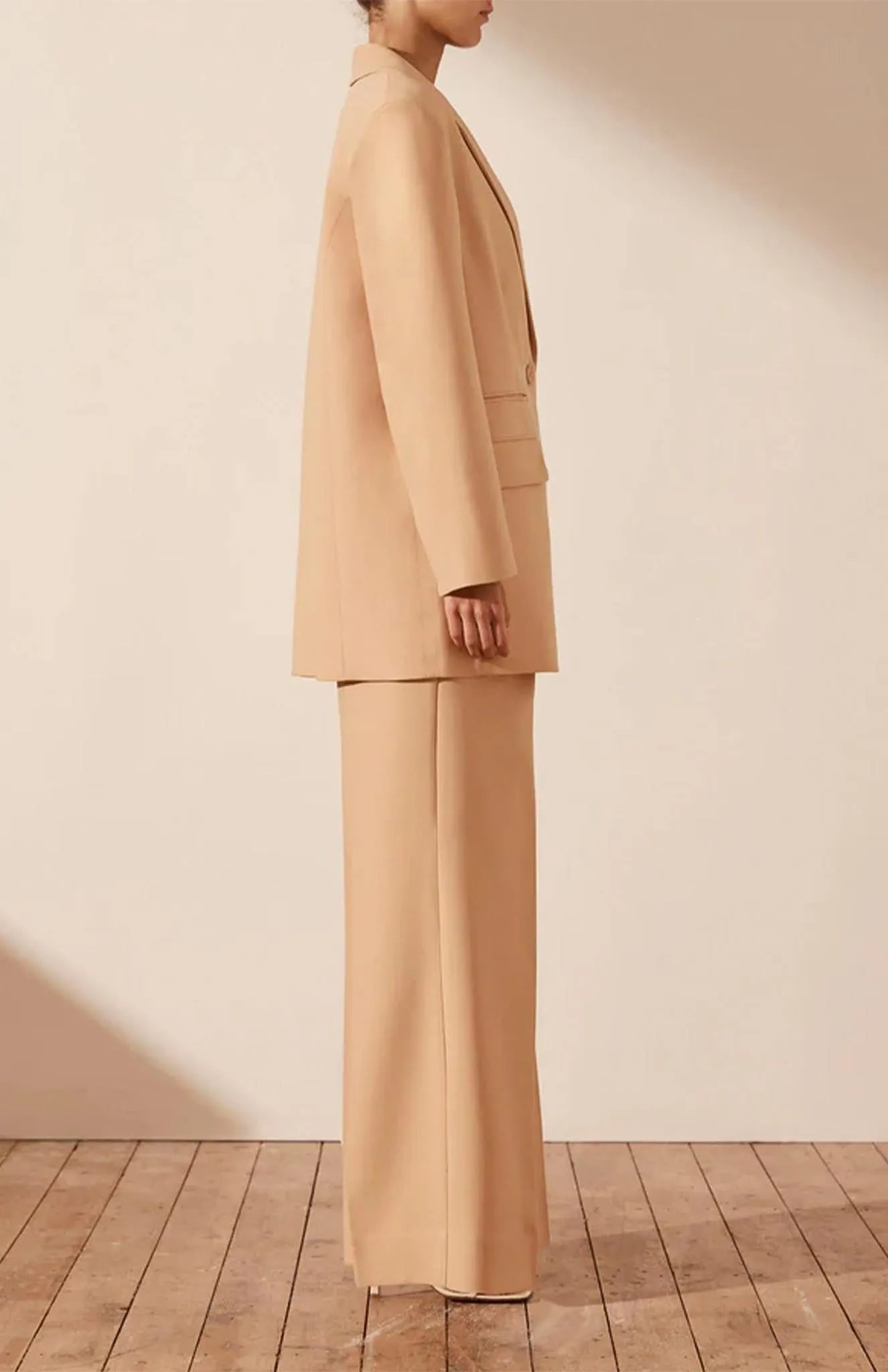 Bougie Beige | Beige Blazer Sets