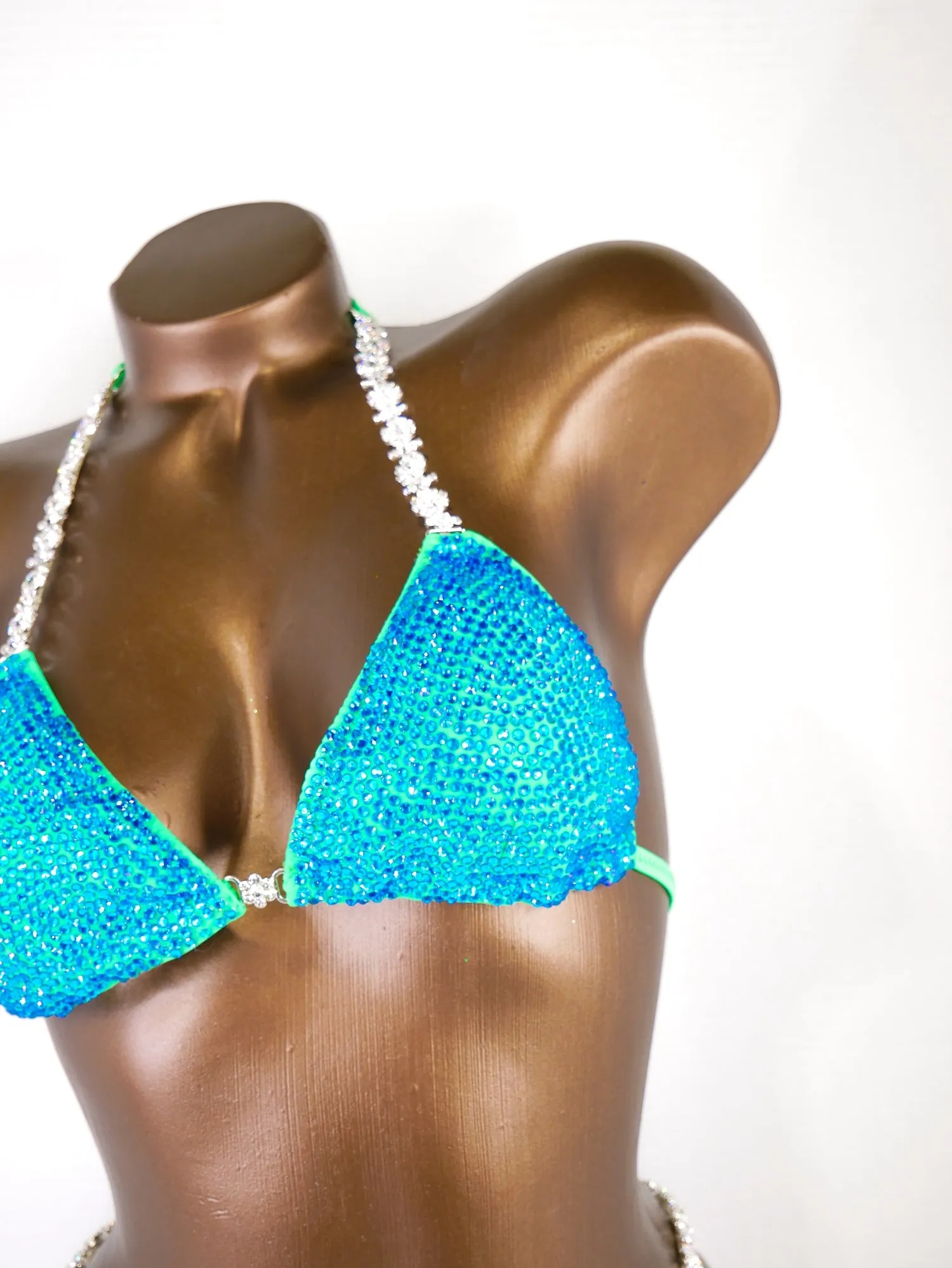 Bright Turquoise Bikini Suit
