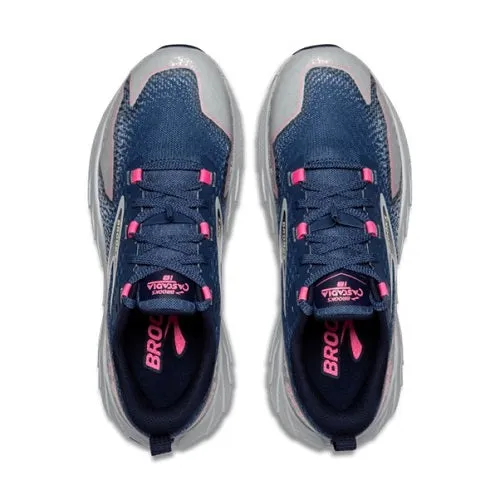 Brooks Womens Cascadia 18 Oceana/Pearl Blue/Pink