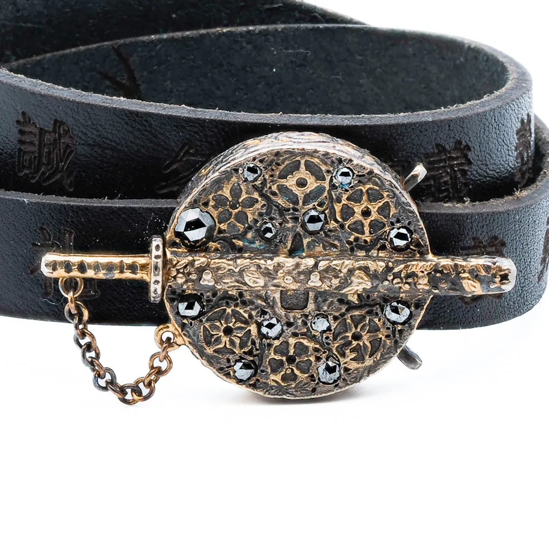 BUSHIDO LEATHER WRAP BRACELET