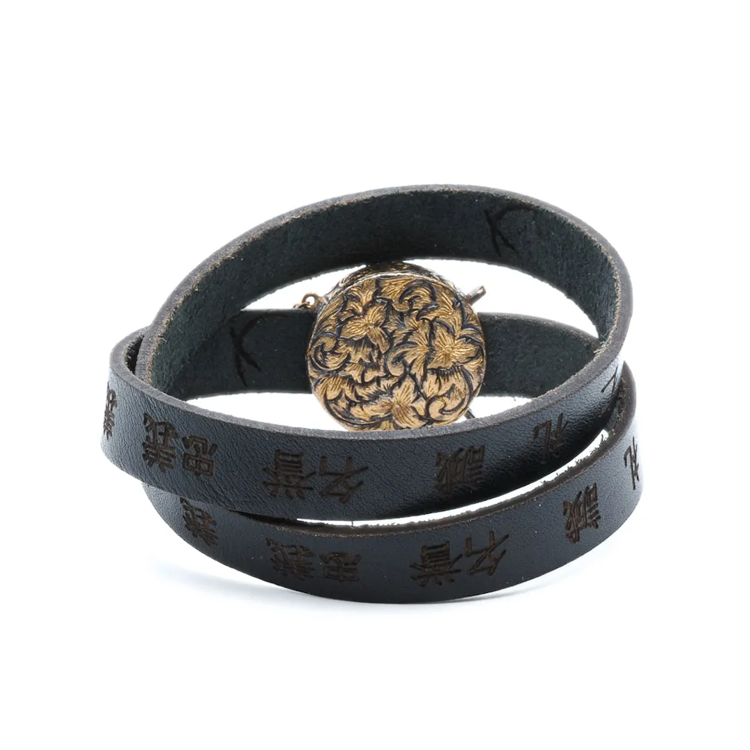 BUSHIDO LEATHER WRAP BRACELET