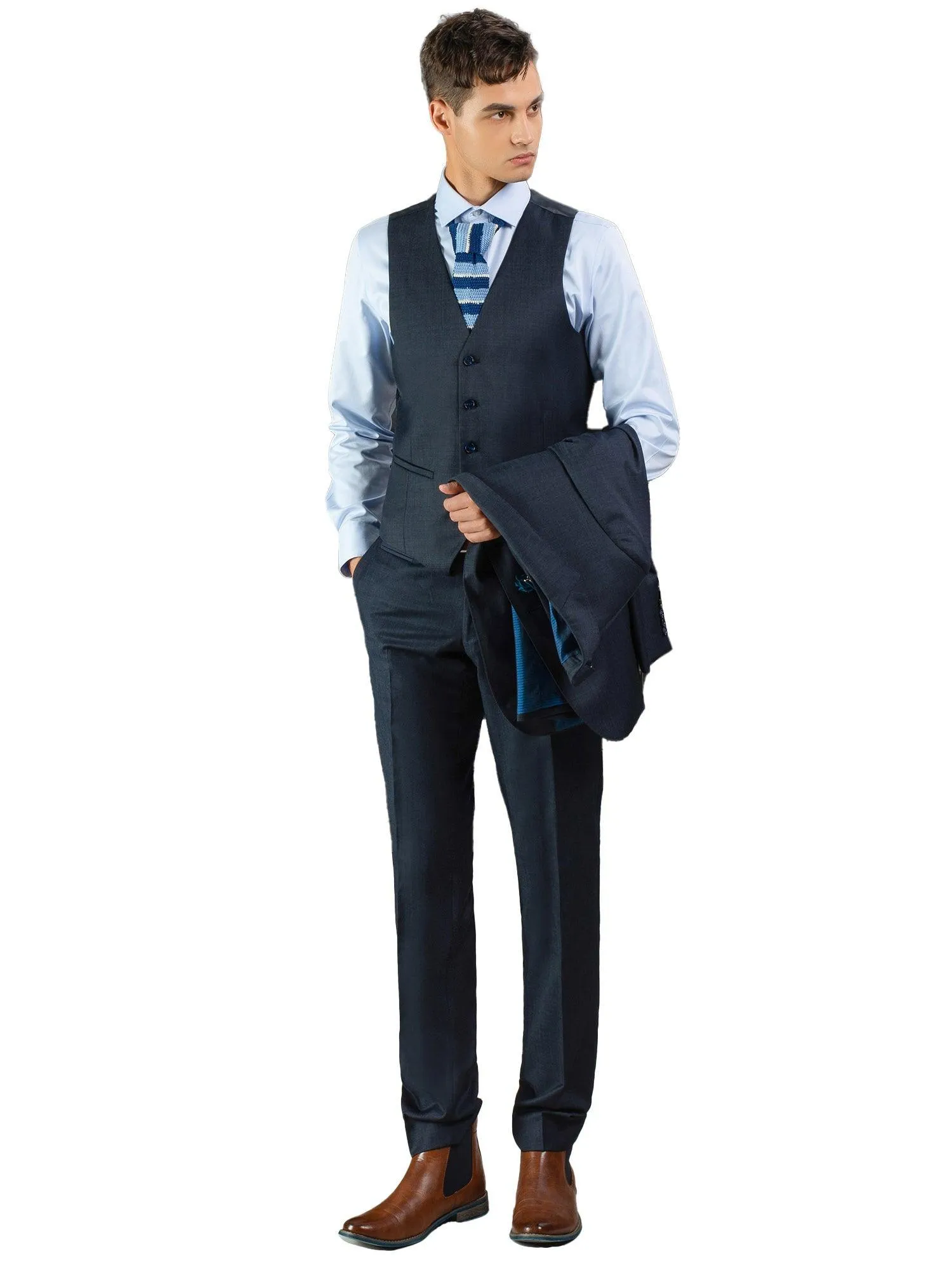 C2-Navy Abram Travel Jacket (Sold Separately)