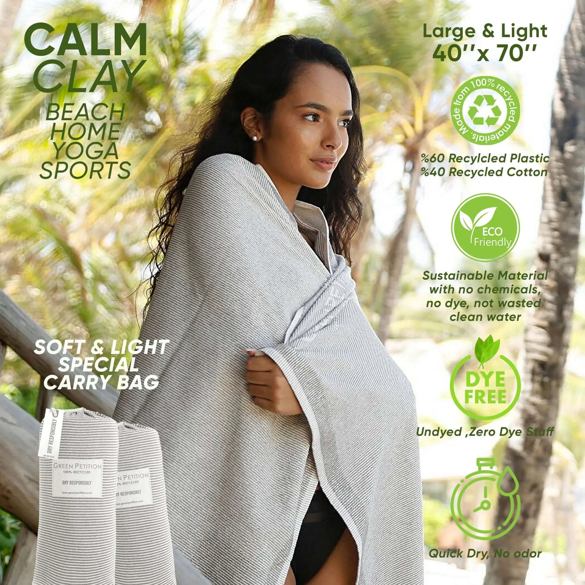 Calm Clay Towel