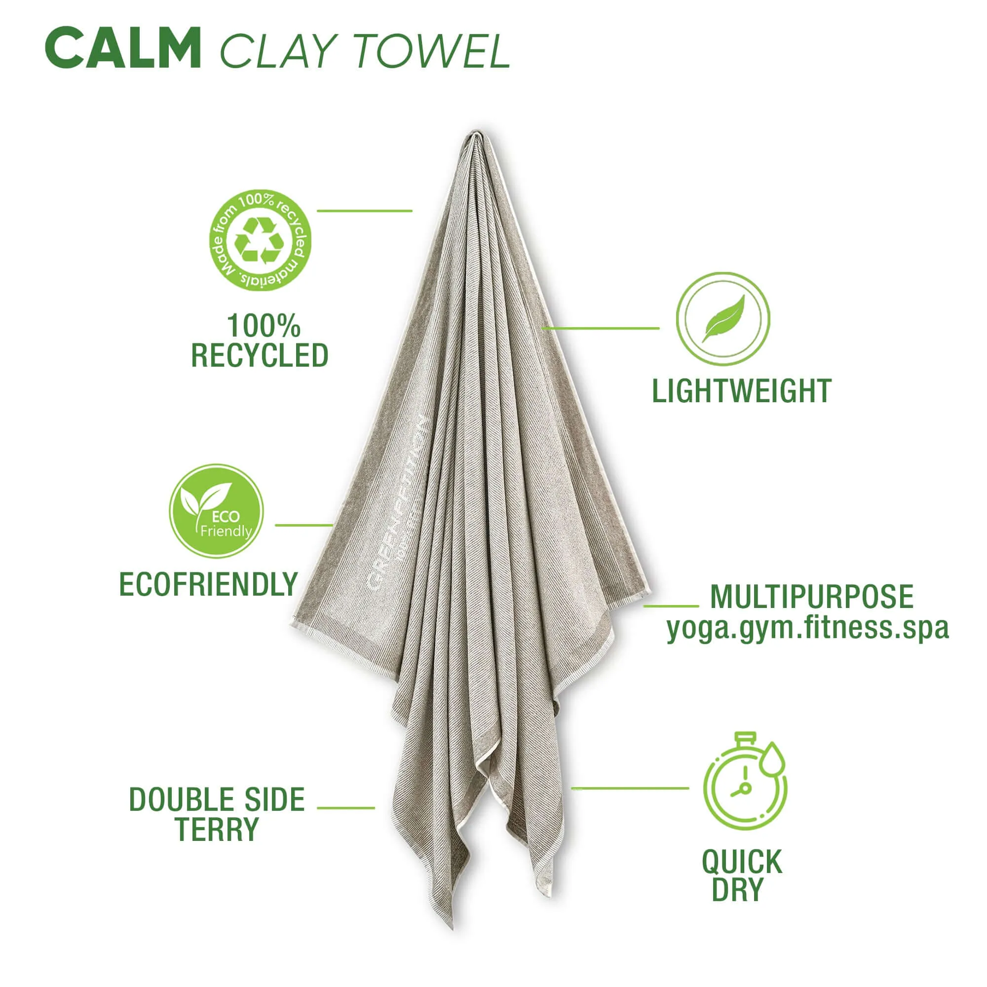 Calm Clay Towel