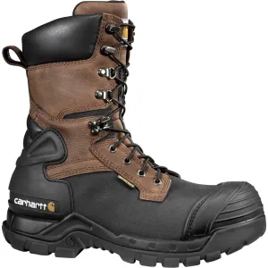 Carhartt Men's 10" Composite Toe Ins Waterproof Pac Work Boot - Brown - CMC1259