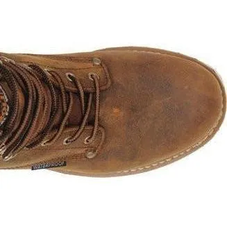 Carolina Men's Elm 8" Steel Toe Waterproof Insulated Logger Work Boot - Brown - CA5821