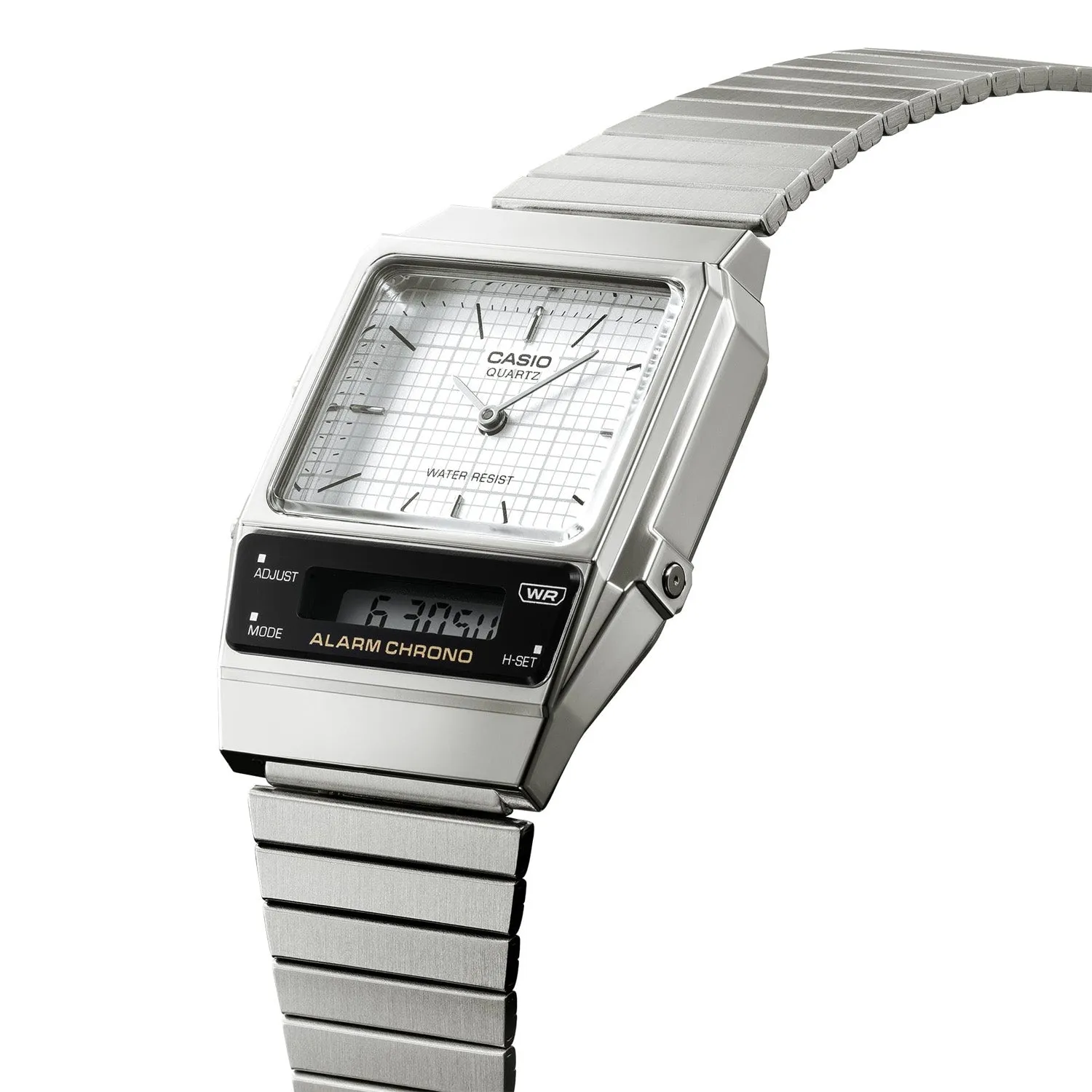 Casio Vintage Silver Watch AQ800E-7A