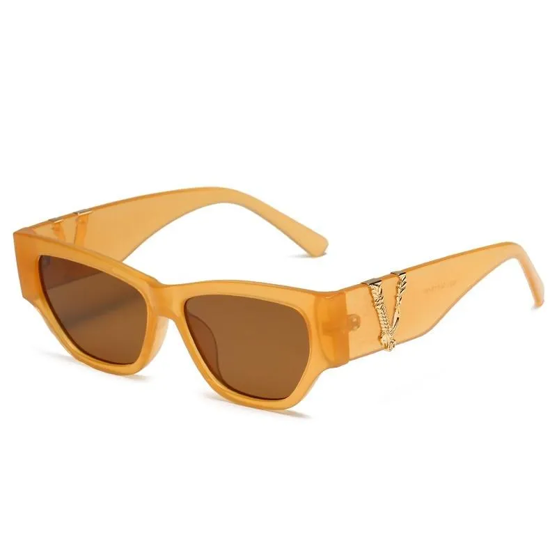 Cat Eye Sunglasses Women Men Oversized Vintage Square Shades Sun Glasses UV400