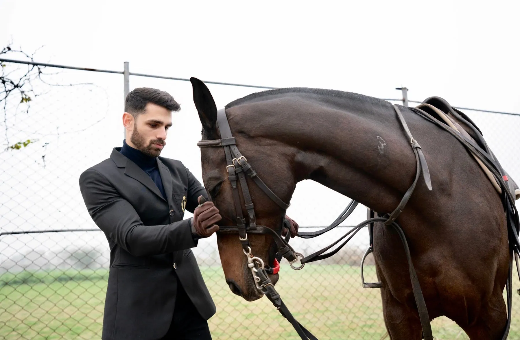 Charcoal Black - Equestrian Blazer