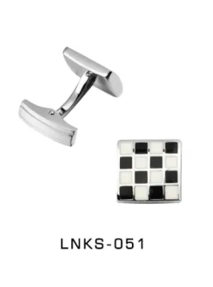 Checkered Plate Cufflinks