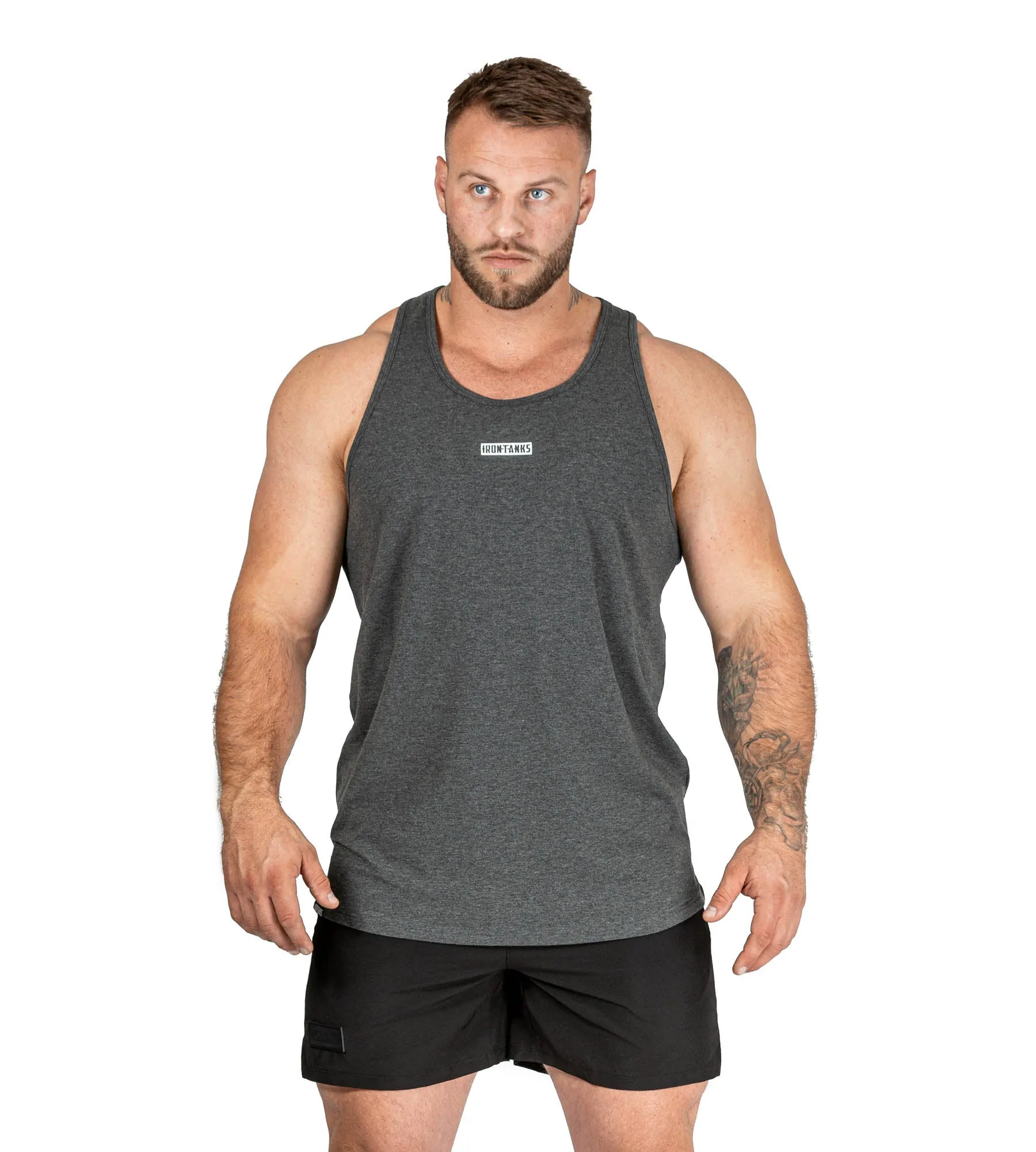 Classic Muscle Singlet - Charcoal