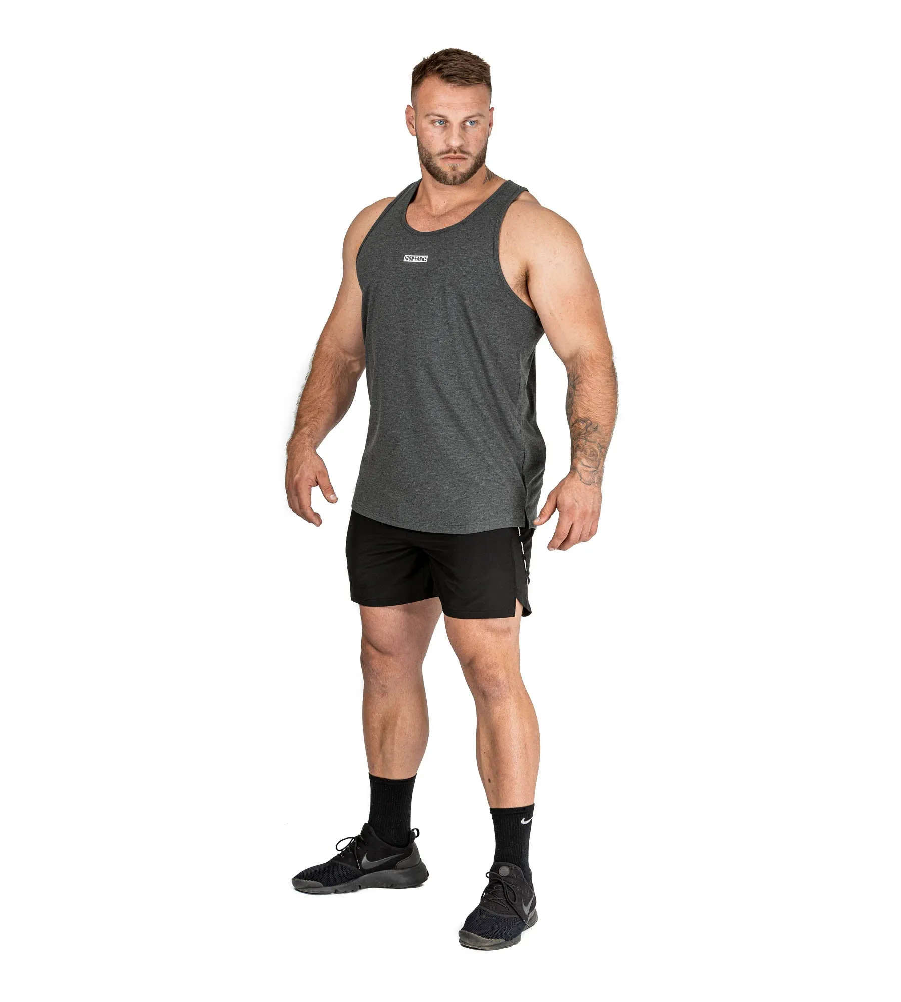 Classic Muscle Singlet - Charcoal