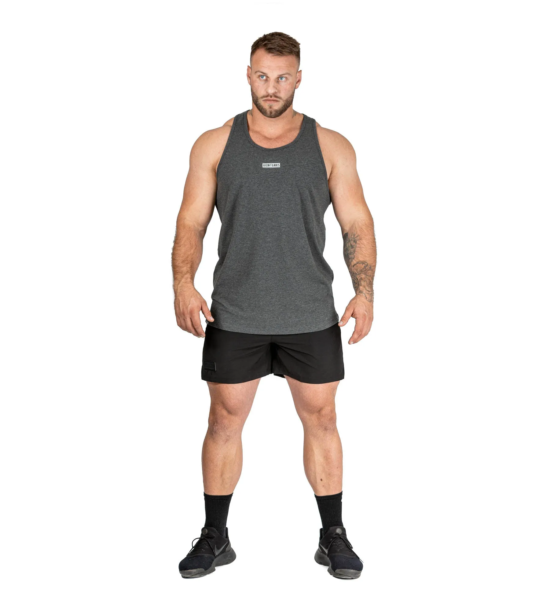 Classic Muscle Singlet - Charcoal