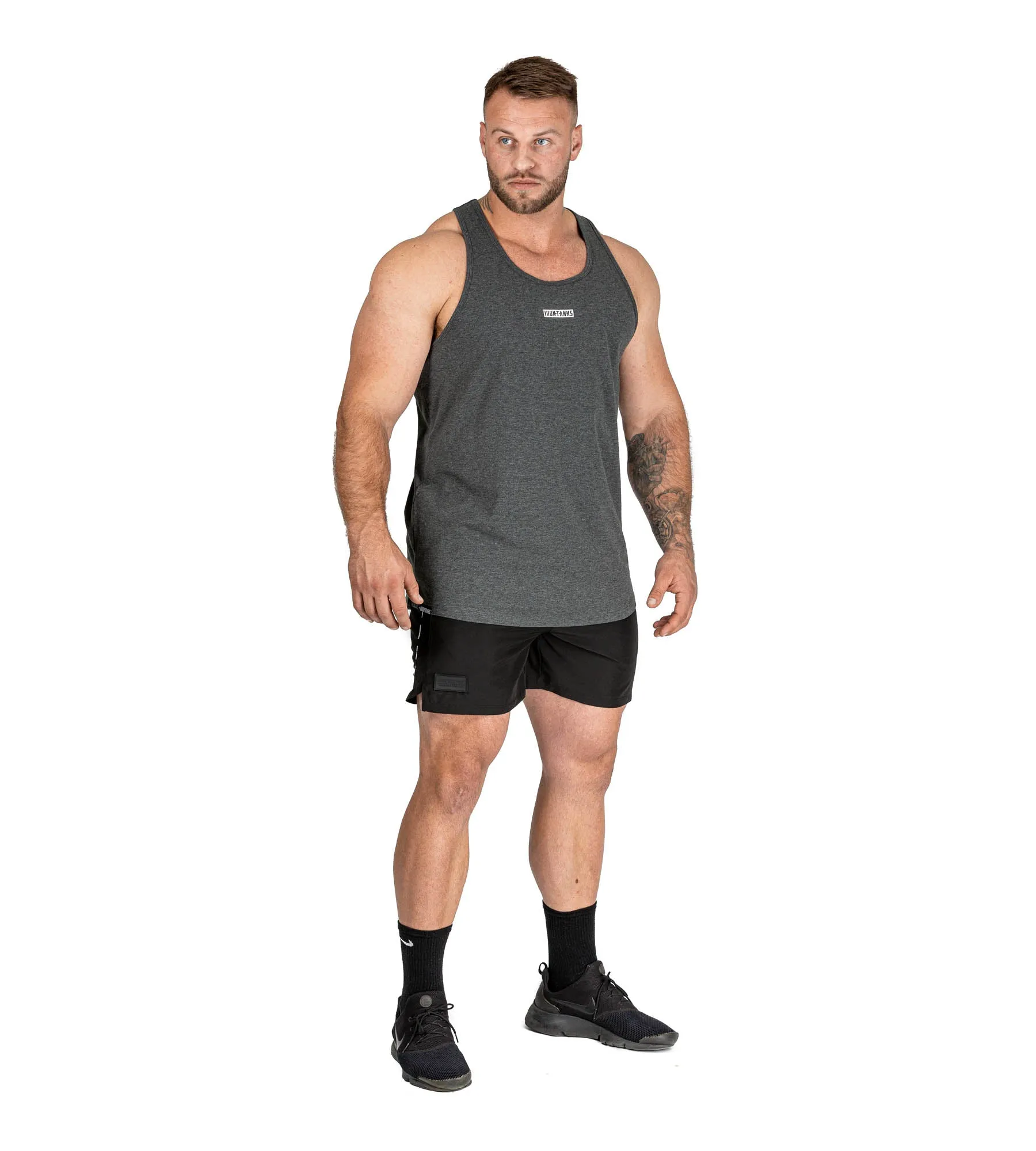 Classic Muscle Singlet - Charcoal