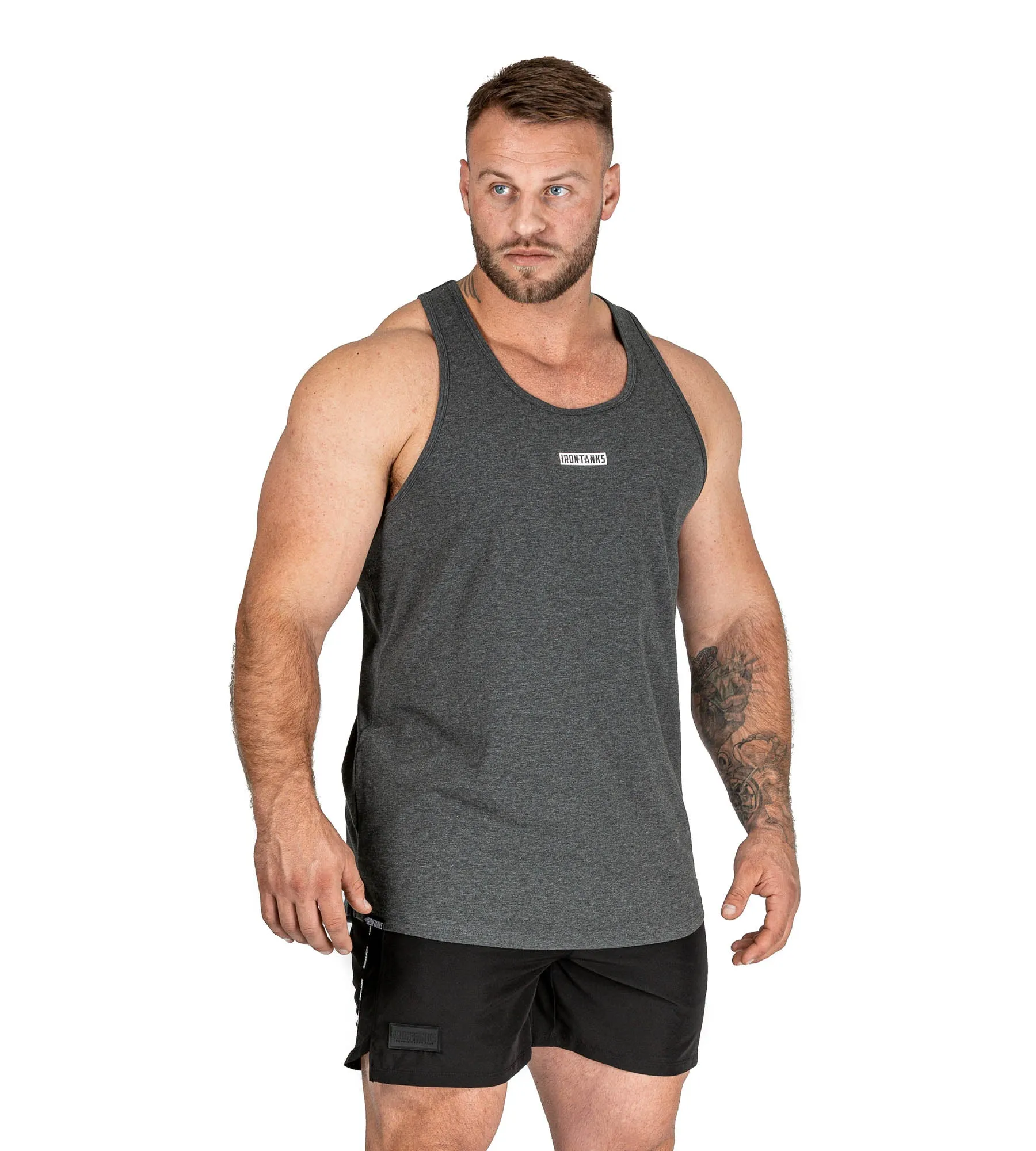 Classic Muscle Singlet - Charcoal